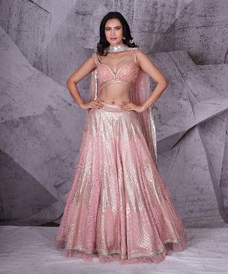 The Spree Pink Lehenga 1