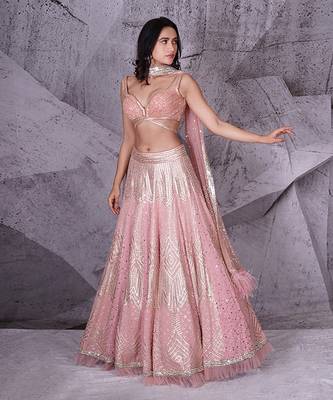 The Spree Pink Lehenga 2