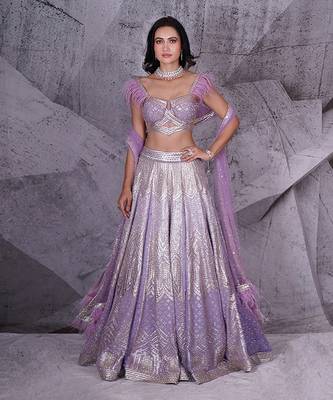 The Spree Lavender Lehenga 1