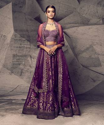 The Anant Purple Lehenga 1