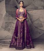 The Anant Purple Lehenga