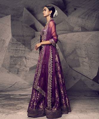 The Anant Purple Lehenga 2