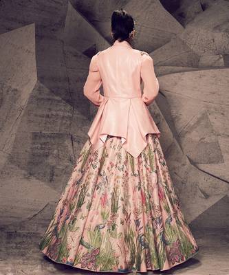 The Pink Floral Blazer Lehenga 3