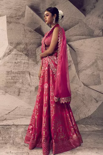 The Anant Pink Lehenga