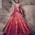 Orange and Pink Brocade Zari Work Lehenga 