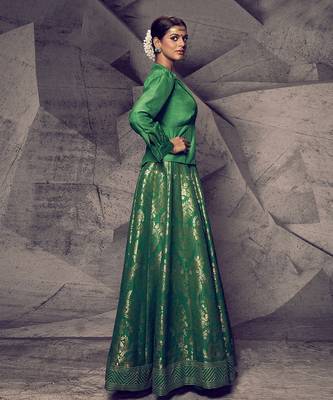 The Anant Green Shirt Lehenga 2