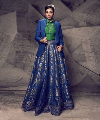The Anant Rangrez Blazer Lehenga 1