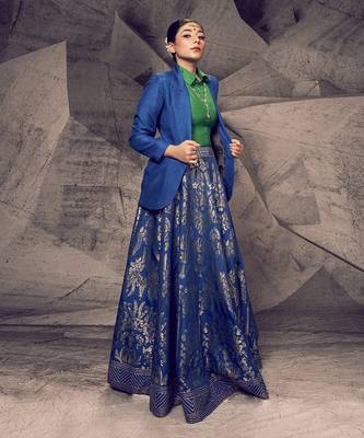 The Anant Rangrez Blazer Lehenga 2