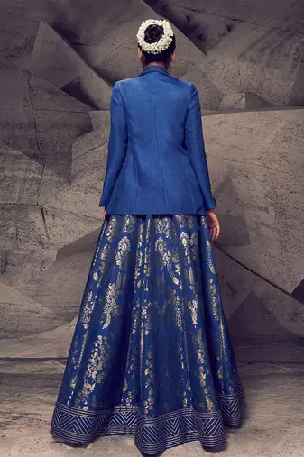 The Anant Rangrez Blazer Lehenga
