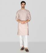 Nude pink kurta set
