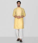 Golden yellow kurta set