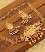 Matte finish lakshmi chocker set