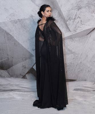 Retro black gown 2
