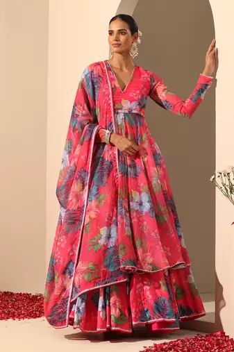 Gul Qudrat Lehenga Set