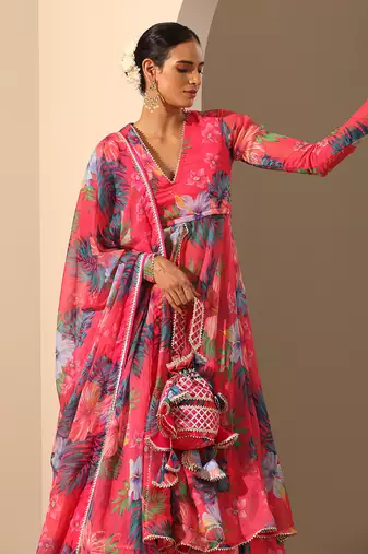 Gul Qudrat Lehenga Set