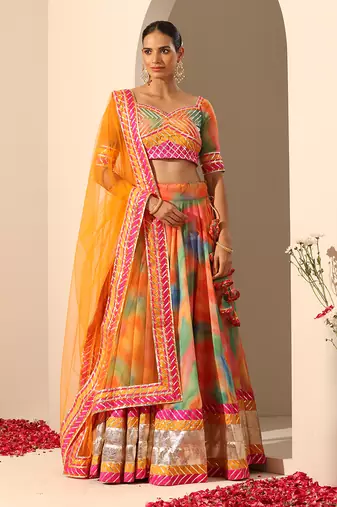 Gul Rangbirangi Lehenga Set