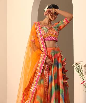 Gul Rangbirangi Lehenga Set 3