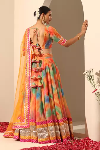 Gul Rangbirangi Lehenga Set