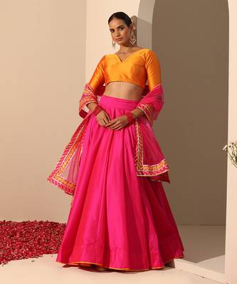 Gul Hot Pink Lehenga Set 1