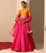 Gul Hot Pink Lehenga Set