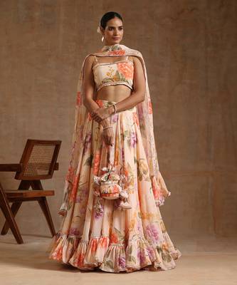 Multicolor Casual Lehenga for Women 1