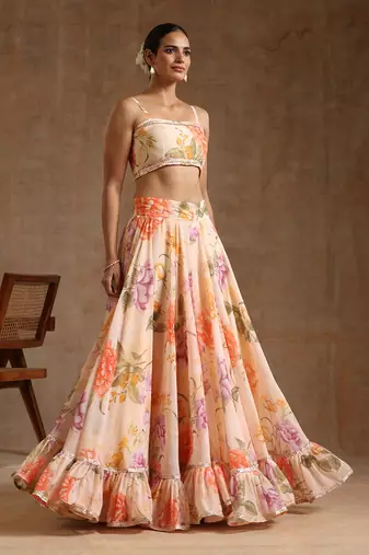 Multicolor Casual Lehenga for Women