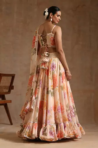 Multicolor Casual Lehenga for Women