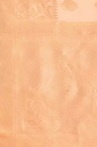 Silk Land  Peach   Woven Design Cotton Blend Saree 