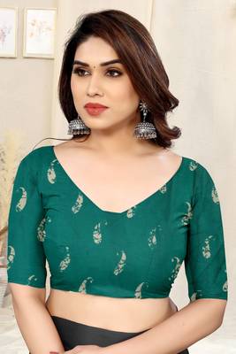 Maroon chiffon shibori print/ paisley print saree with unstitched blouse piece 5