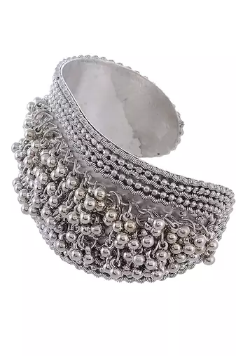 Traditional ghungroo oxidised handmade bracelet