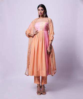 Miya double shaded kurta set 1