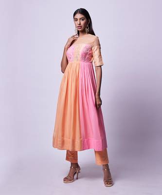 Miya double shaded kurta set 2
