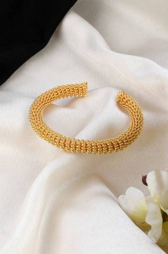 Gold plated hyperion spring bracelet