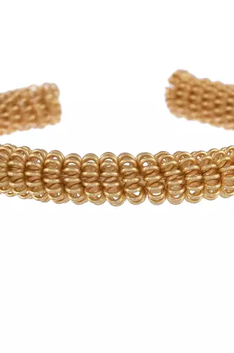 Gold plated hyperion spring bracelet