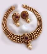 STYLISH JEWELLERY NECKLACE SET GOLD PLATED JEWELLERY SET FOR WOMEN