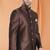 Brown Art Silk Jodhpuri full sleeve with trouser for men's