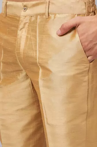 Maroon Jute Cotton Plain Indo western for men's
