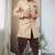 beige Jute Cotton Plain Indo western for men's