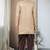 beige Jute Cotton Plain Indo western for men's