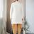 White Jute Cotton Plain Indo western for men's