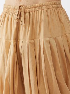 White Jute Cotton Plain Indo western for men's 5
