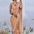 Peach Classic Designer Soft Silk  Zari Work Traditional Wear Saree