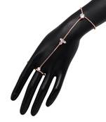 White color rhinestone hathphool