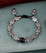 Silver plated owl charm bracelets for women