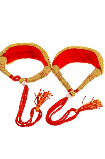 Gold plated traditional birdal bracelet