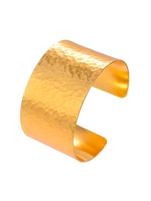 Gold plated handcuff bracelet 4