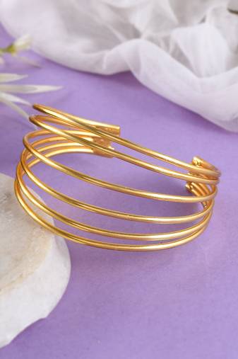 Gold plated western handcrafted bracelet
