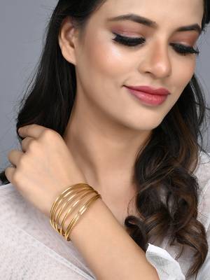 Gold plated western handcrafted bracelet 2