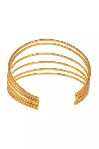 Gold plated western handcrafted bracelet
