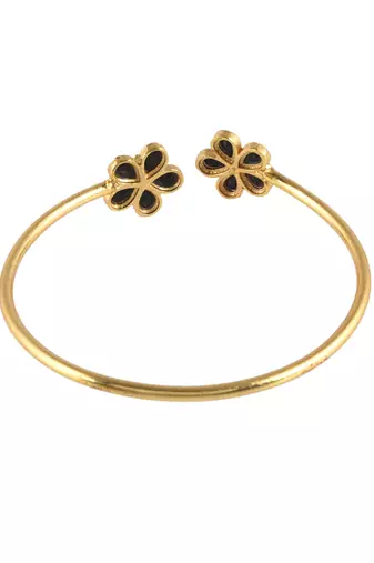 Handcrafted western gold plated bracelet